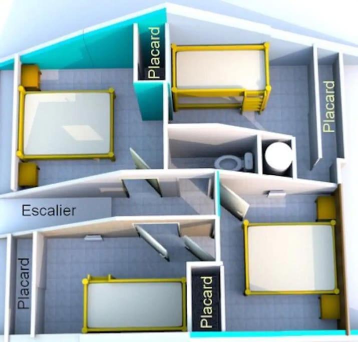 לה בורבול Maison Lumineuse Et Spacieuse Avec Terrain מראה חיצוני תמונה